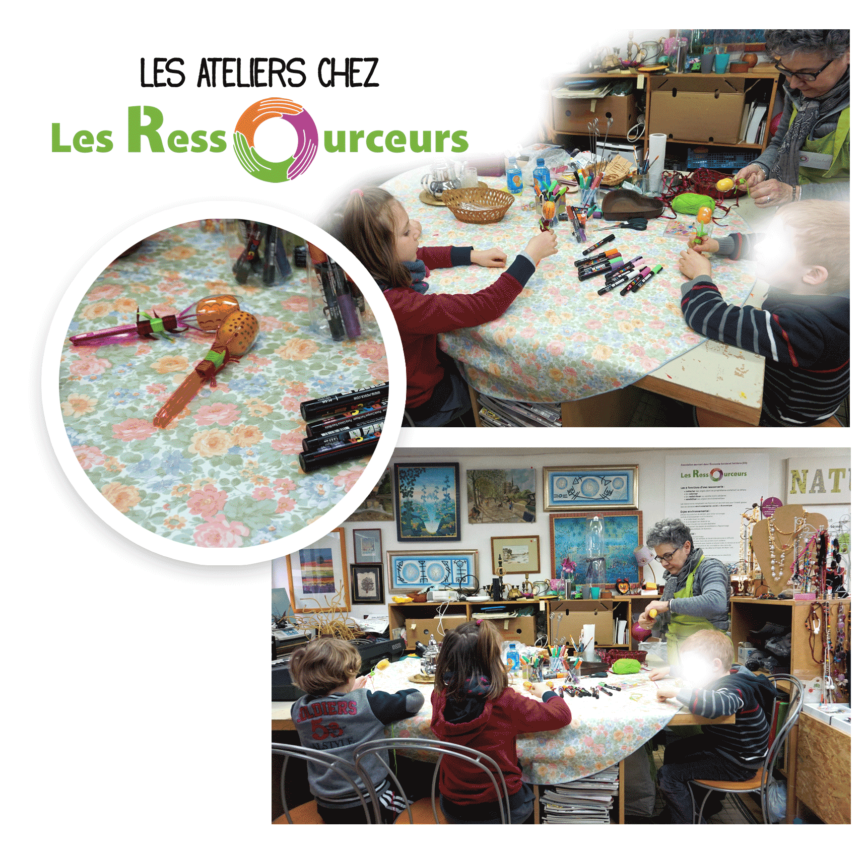 Les ateliers chez les Ressourceurs