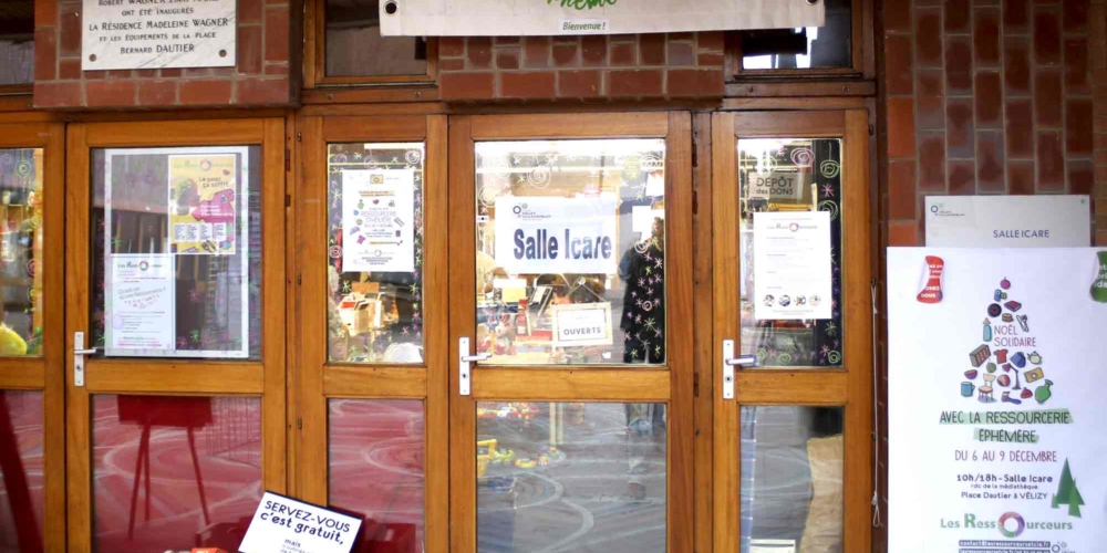 RE Vélizy, l'entrée de la salle Icare.